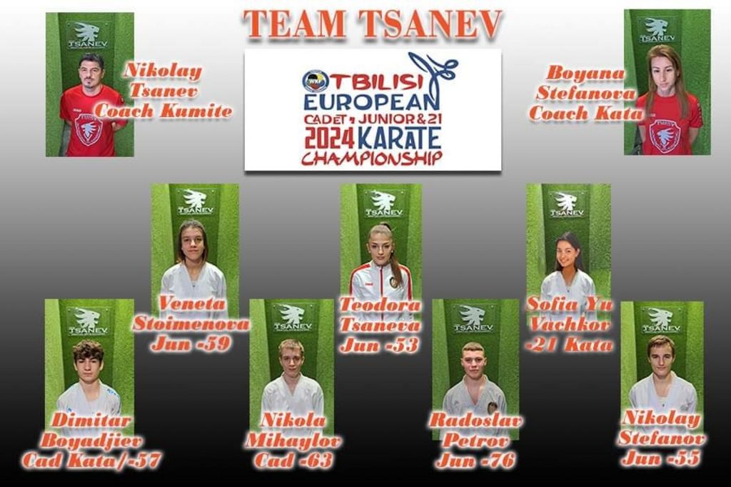 Team Tsanev European Karate Championship